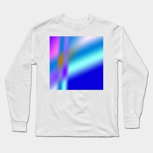 purple green white abstract texture art Long Sleeve T-Shirt